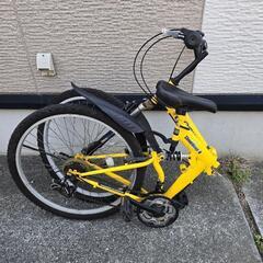 26インチor27インチ折り畳み切り替え式マウンテンバイクの画像
