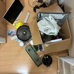 不用品まとめて　テレビ　デスクライト　模型用小物　DIYに