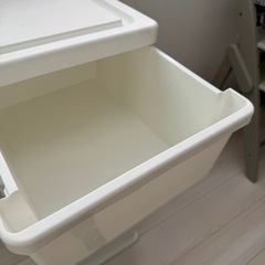 【お譲り先決定】収納棚 ホワイトの画像
