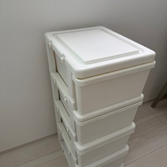 【お譲り先決定】収納棚 ホワイトの画像