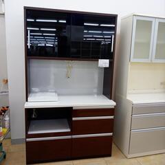 ★ジモティ割あり★ 松田家具 レンジボード ダークブラウン H1...
