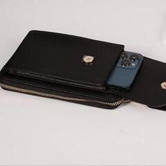 【新品】ミニマルデザイン スマホ収納 多機能ポーチ の画像