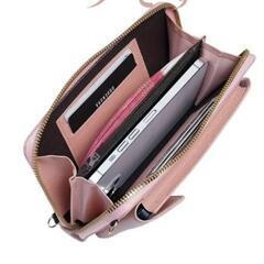 【新品】ミニマルデザイン スマホ収納 多機能ポーチ の画像