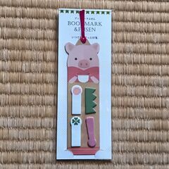 ブックマークふせん（ぶた）の画像
