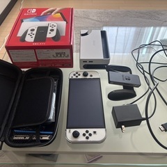 【超美品】ニンテンドーSwitch有機EL 保護フィルム　カバー...