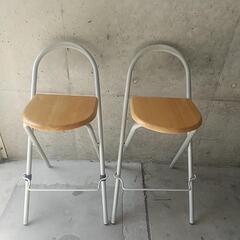 カウンターチェア２脚セット