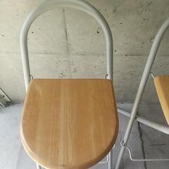 カウンターチェア２脚セットの画像