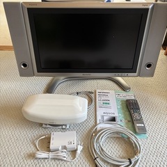 液晶テレビとテレビアンテナセット(中古)

