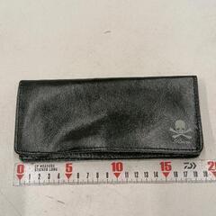 0505-165 ロエン　本革　長財布　黒