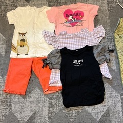女の子用130cm夏用子供服