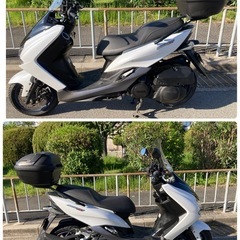 ★自賠責付☆ヤマハマジェスティs 155後期LEDモデルSG52j/ETC2.0/givi BOX／スクリーン付の画像