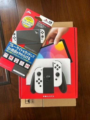 新品未開封】Nintendo Switch 有機ELモデル ホワイトフィルム付 未開封