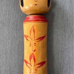 伝統こけし　蔵王高湯系　秋山一雄　24.5cm