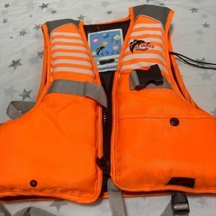 子供用ライフジャケット オレンジ　120〜130サイズ
