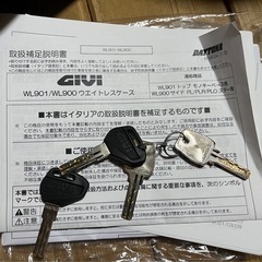GIVI パニアケース ブラック WL900 左右2個 モノキーの画像