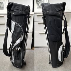 スタンド付 7.5インチ 4分割  軽量キャディバック ゴルフバッグ フィットウエイ FITWAY GOLF ☆札幌市 白石店 の画像