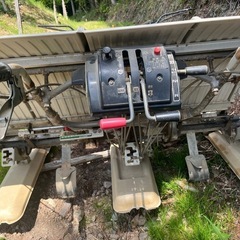 手動　田植え機　三菱の画像
