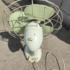 ミツビシ　レトロ扇風機の画像