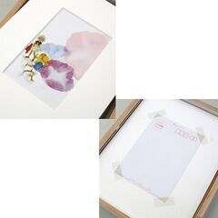 額装 絵ハガキ いわさきちひろ 小さな画集シリーズ 「愛と夢を描く」 縦27×横22cm ポストカード 札幌市 清田区 平岡の画像