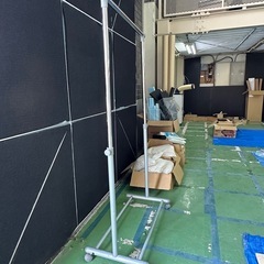 ハンガーラック　キャスターつきの画像