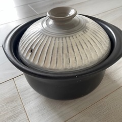 銀峯陶器 菊花 ごはん土鍋 (２合 炊き 瑠璃) 「 萬古焼 二...
