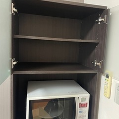 ニトリ食器棚　お譲りします（ぐらつきあり）の画像