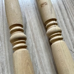 ろくろ飾り柱 木材 ロクロ DIY 端材の画像