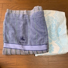 取りに来てくれる方に差し上げます。夏掛け綿布団、タオルケット、ファスナー付シーツセットの画像