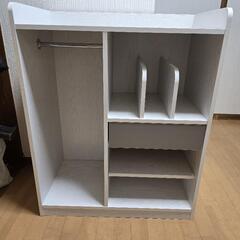 美品　ランドセルラック　ホワイト木目