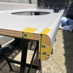 洗面台天板 DIYの画像