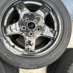 スカイライン　R32 タイプM ホイールセット　タイヤ付 ATR SPORTの画像