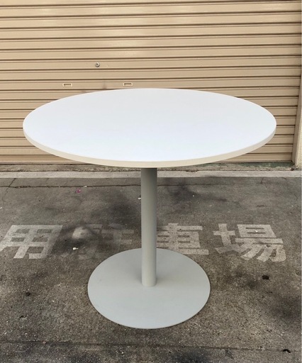 A507♠️ラウンドテーブル φ800 ホワイト【円卓 丸テーブル カフェテーブル】