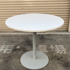 A507♠️ラウンドテーブル φ800 ホワイト【円卓 丸テーブ...