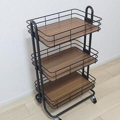 キッチンワゴン ビクター ブラック　不二貿易