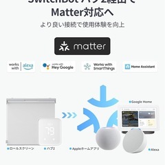未使用！！Switchbot ロールスクリーン《幅140-185》プロジェクターも写せます！ カーテンの画像