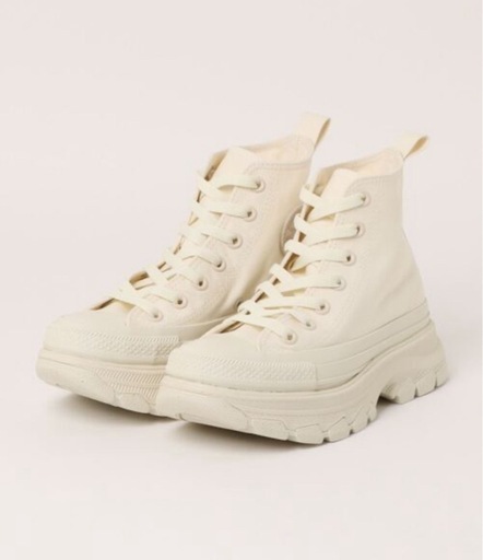 新品 希少 オールホワイトモデル converse トレックウエーブ