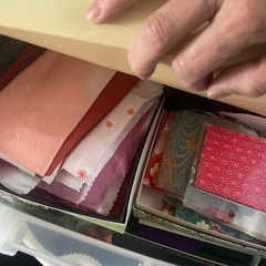和のハギレ一箱分の画像