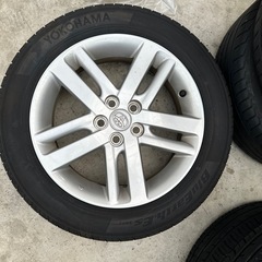 トヨタ　ラクティス NCP120 純正アルミホイール　セット　ヨコハマタイヤ付　トヨタ TOYOTAの画像