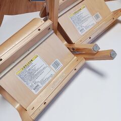 KATOJI 木製椅子　ジャンク２脚の画像
