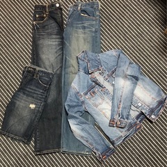 160サイズ デニムGジャン等4点おまとめ