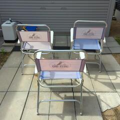 アウトドアチェア　折りたたみ椅子　3脚の画像