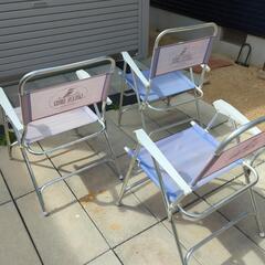 アウトドアチェア　折りたたみ椅子　3脚の画像