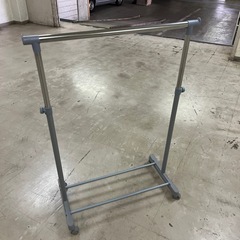 伸縮 ハンガーラック サイズ42×80×95〜163cm キャス...