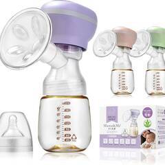 【新品・未使用】【３つのモードｘ強さ９段階】【全パーツ消毒ｘ洗浄可】 さく乳器 電動 電動搾乳器 搾乳機 【超軽量286g持ち運べるコードレス】の画像
