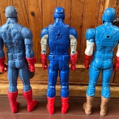 キャプテン・アメリカ アクションフィギュア 3体セット マーベルの画像