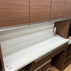 4枚扉レンジボード　ブラウン×ホワイト　49,500円