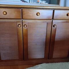 KOIZUMI製木製家具　キッチン収納　の画像