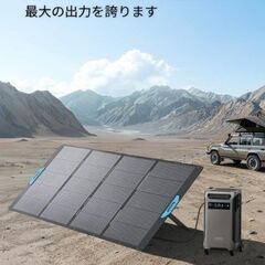 Anker Solix PS400 ポータブル ソーラーパネル 400W 折りたたみ式の画像