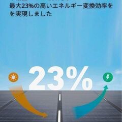Anker Solix PS400 ポータブル ソーラーパネル 400W 折りたたみ式の画像