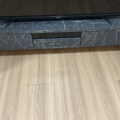 【LOWYA】大理石調テレビ台